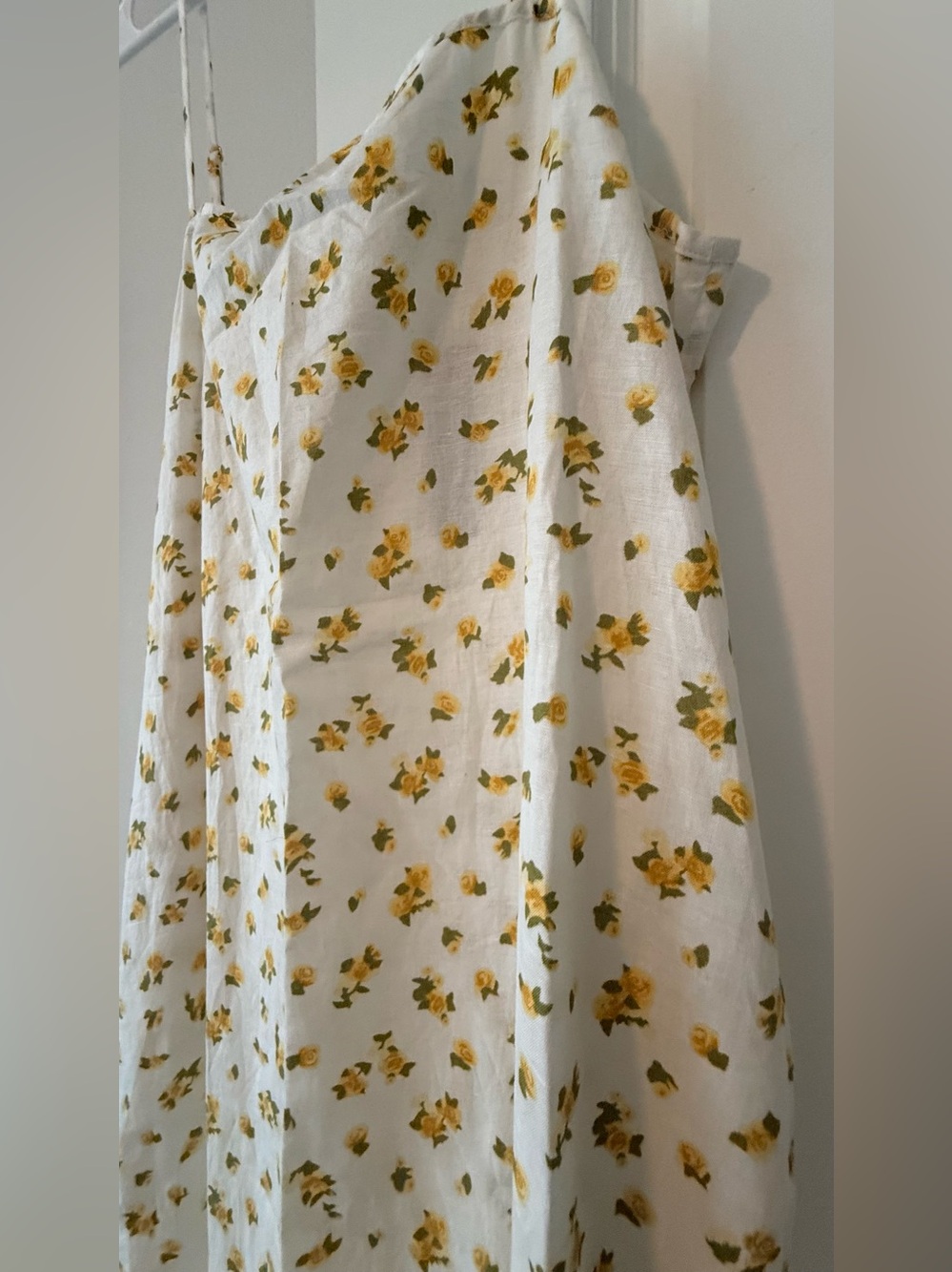 J. Crew White Maxi Skirt with Yellow Floral Print - Picture 5 of 8